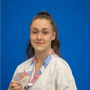 Lenka Kovářová 3.místo kumite ženy -55