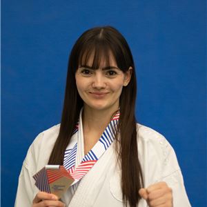 Veronika Konášová 3. místo kumite ženy -55